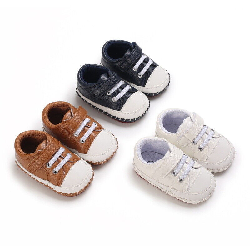 PONY Sneaker culla suola morbida fino a 0 18 mesi neonato bambino bambino bambina neonato