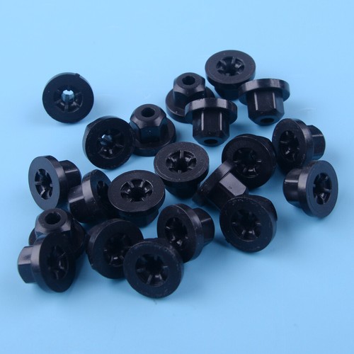 20pcs Car Plastic Body Nut Flange Clip fit For BMW E30 E32 Mercedes ...