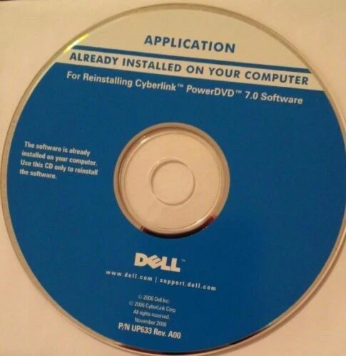 Dell Windows DVD Computer Software