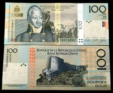 Haiti 100 Gourdes 2004 Banknote World Paper Money UNC Currency Bill Note