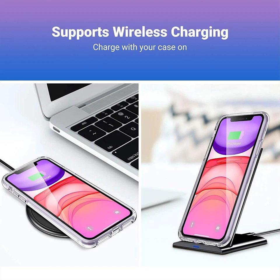 Funda Transparente ULAK Compatible con iPhone 11 6.1 Pulgadas 2019, Transparente Delgada Delgada-- Foto 4 de 4
