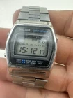Vintage SEIKO A927-5010 Chronograph Silver Digital Watch Available Worldwide