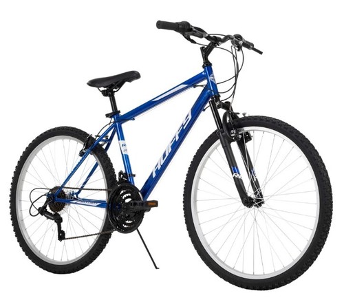 New Blue Huffy 26-inch Rock Creek Men's Mountain Bike, Ages 13 and Up, Rush Ship
