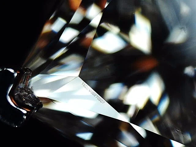 Серьги-гвоздики с бриллиантами огранки принцессы I VS2 0,60 карата платина 5950 долл. США - Изображение 3 из 4