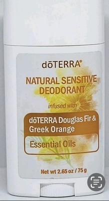 doTERRA Natural Sensitive Deodorant Douglas Fir and Greek Orange New