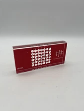 MoMA Museum of Modern Art China Center Red Mini Acrylic Perpetual Calendar NOS