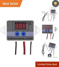 High Precision Dual Function Thermostat with Waterproof Probe - Reliable Control