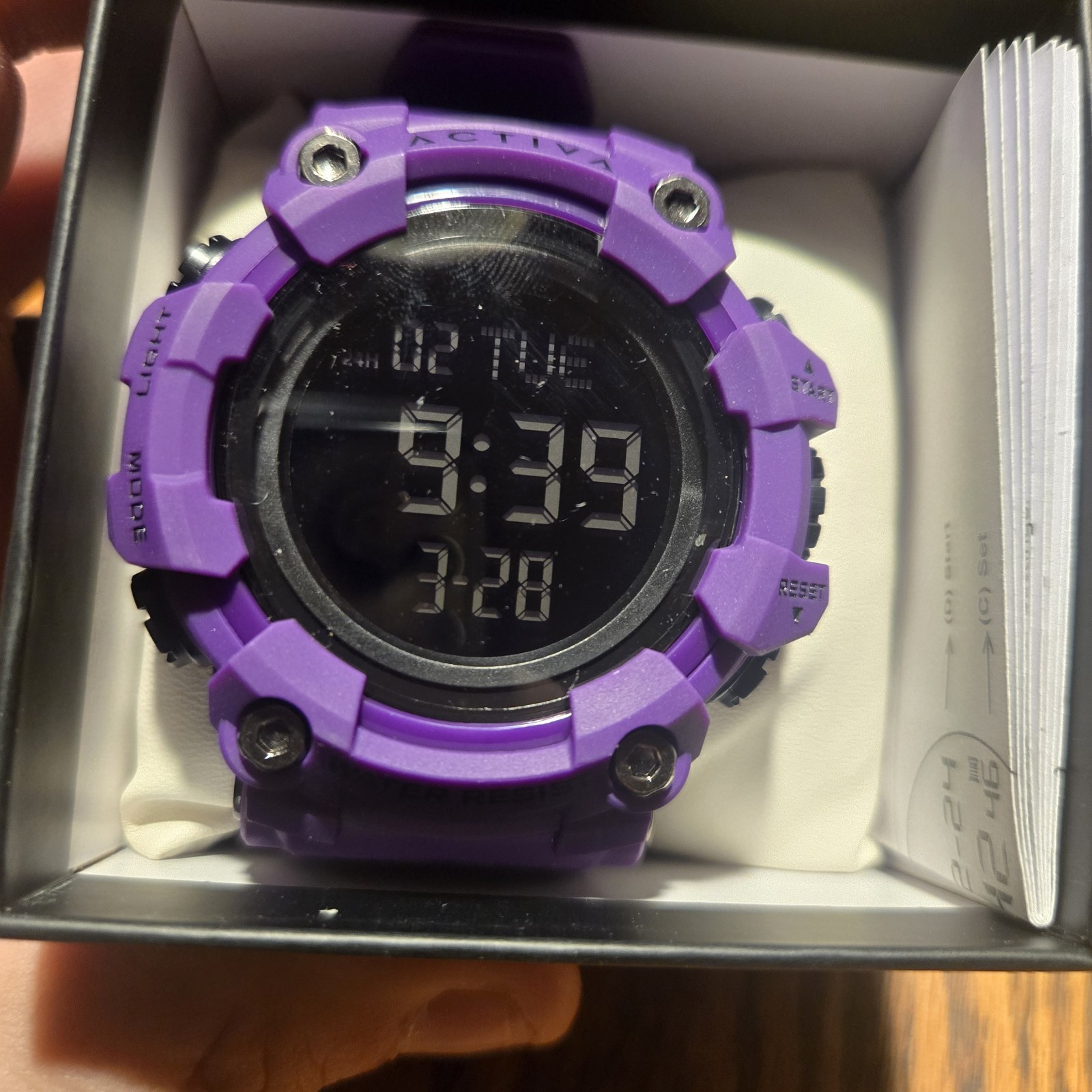 Brand New Invicta Activa ACW1968-012 Men's Watch Purple Case and Band W/ Box