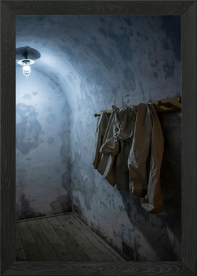 Umkleidekabine gerahmtes Wandbild Poster Leinwanddruck Bild