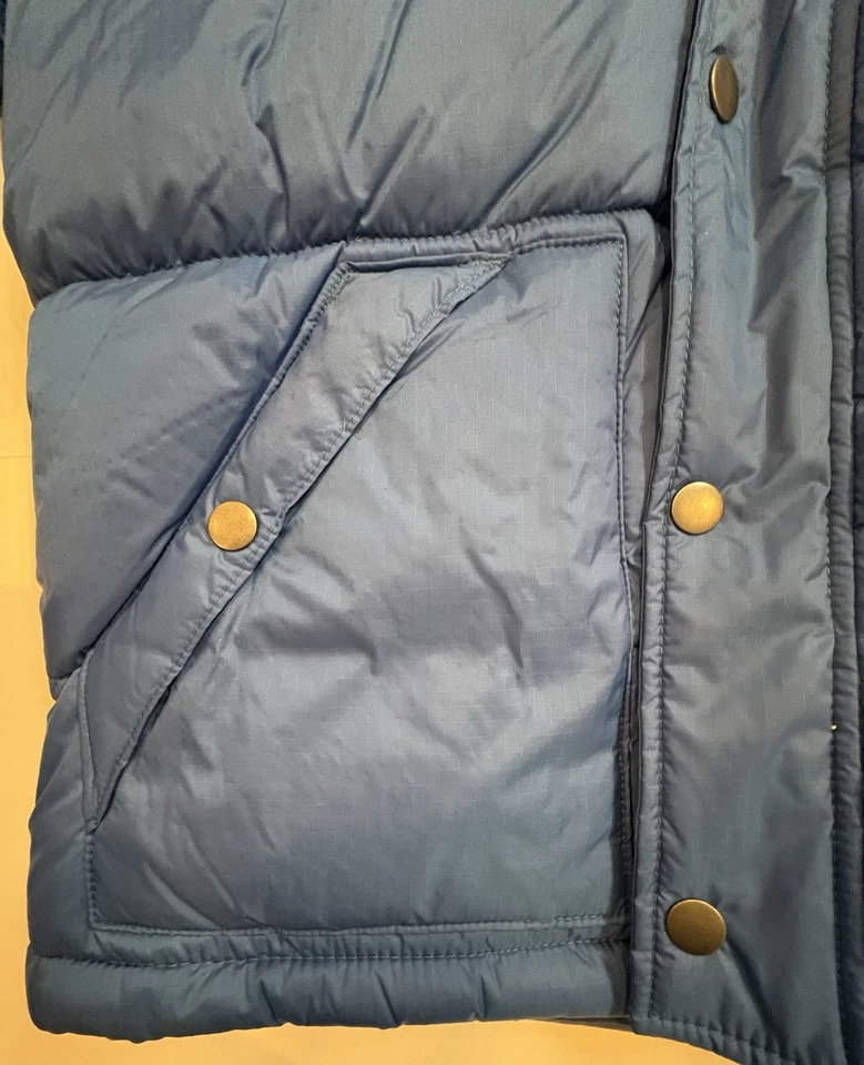 Mens Small Blue Old Navy Hooded Puffer Coat New With Tags Winter - Image 4 of 4