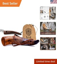 Handcrafted Viking Blowing Horn - Loud Ox Horn Bugle for Authentic Festivals