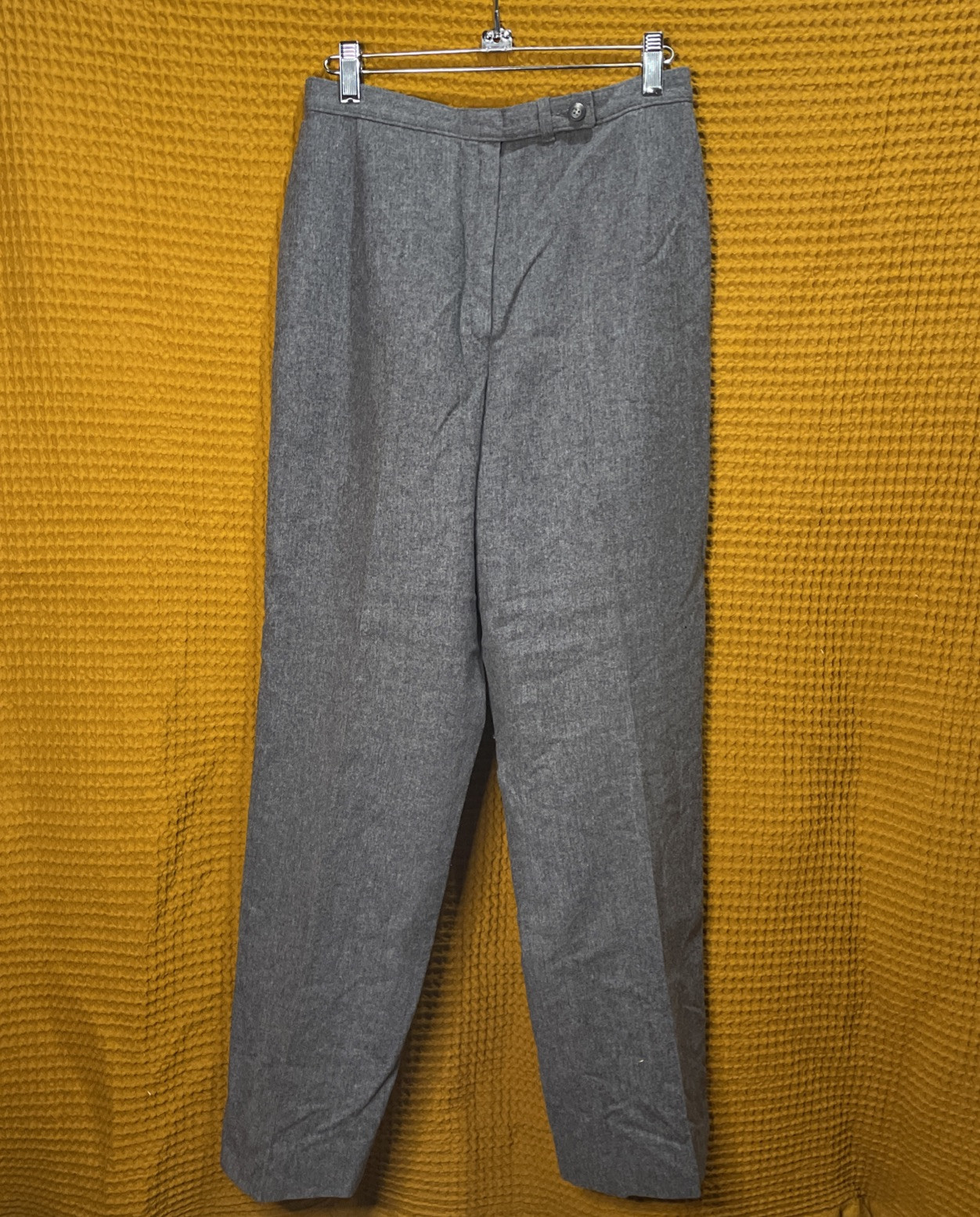 Vintage Pendleton Gray 100% Virgin Wool Trouser P… - image 1