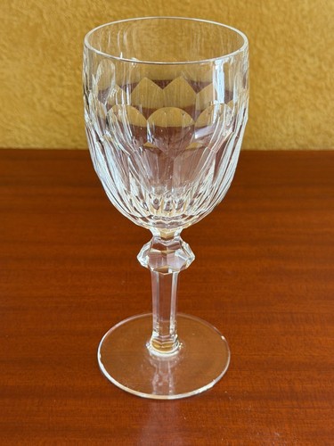 Waterford Crystal Cut 9oz Water /Wine Goblets Curraghmore. Ireland. Set of 7.