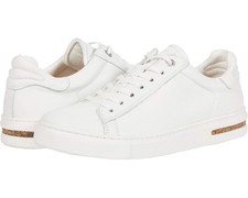 Birkenstock Bend Sneakers Women's US 5-5.5 White Leather Lifestyle Shoes VER1005