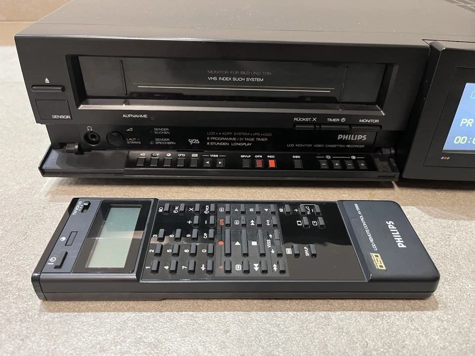 PHILIPS LCD MONITOR VIDEO RECORDER  VR 6880/02 videoregistratore “OCCASIONE” - Immagine 3 di 4