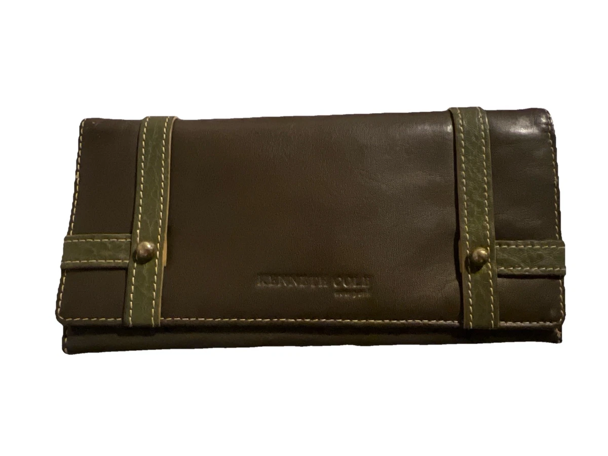 Mini Portefeuille Femme Kenneth Cole En Cuir Marron - Neuf Dans Sa Boîte Avec étiquettes