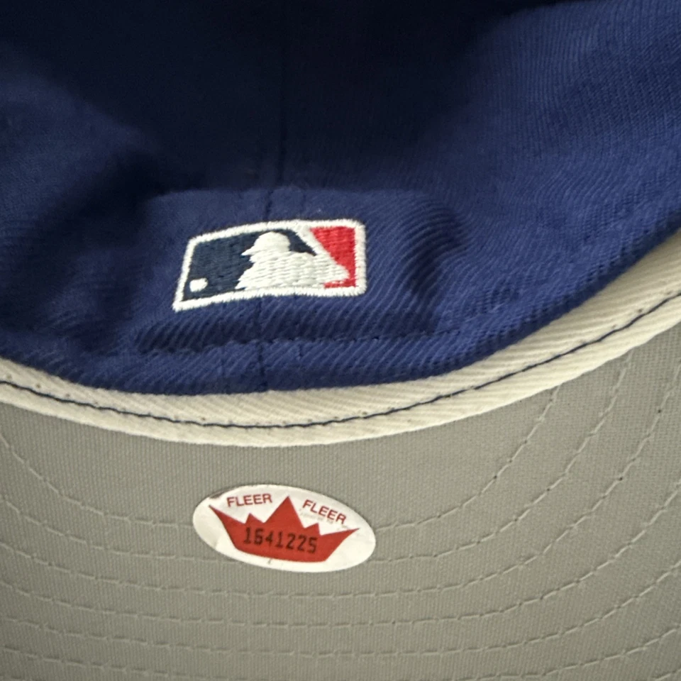 Gorra Fleer Legacy Hof 2001 Adrian Beltre firmada automáticamente sombrero de los Dodogers Foto 3 de 3