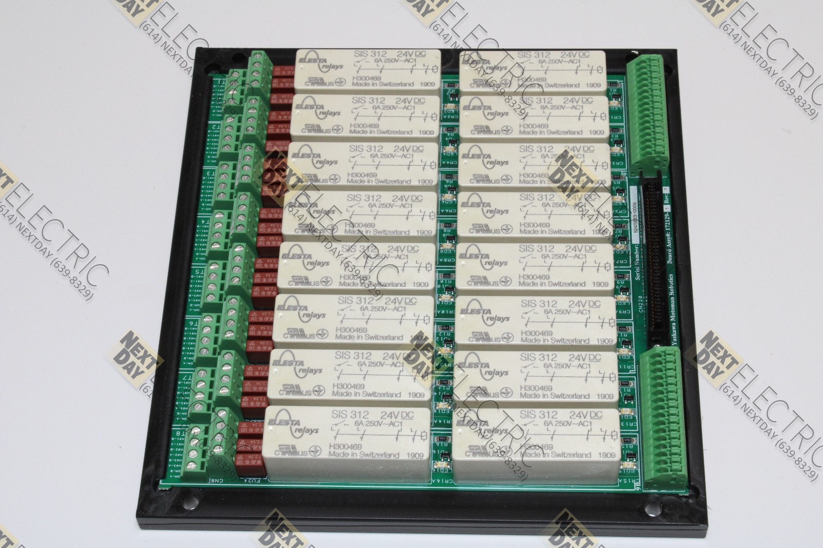 Motoman, 172129-1, 174240-1, Yaskawa Functional Safety Relay Board PCB ...