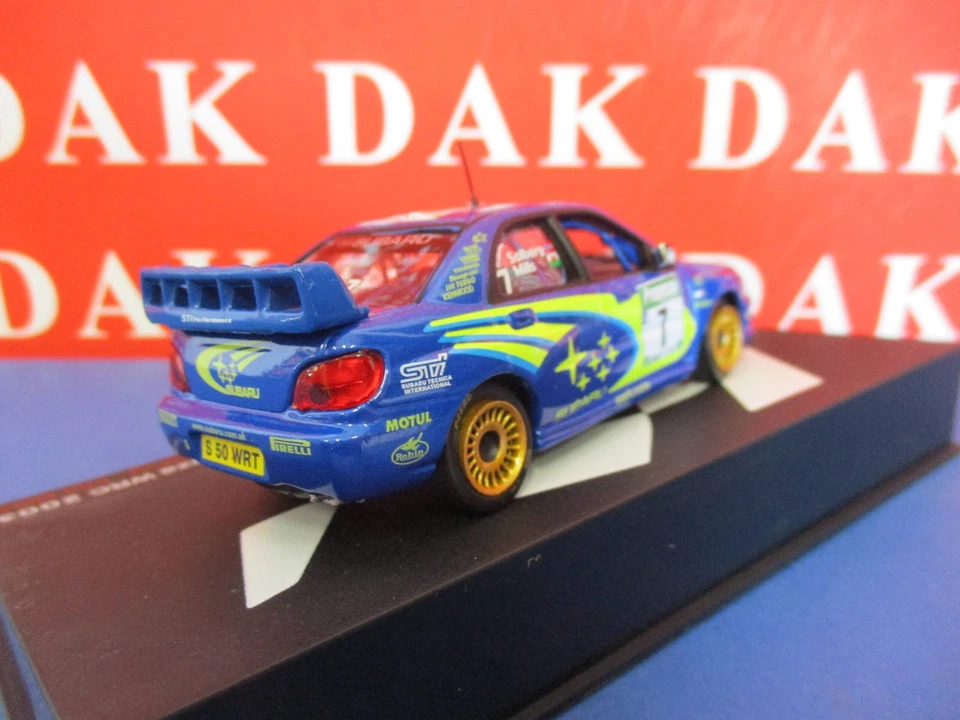 Die cast 1/43 Modellino Auto Subaru Impreza WRC Rally New Zealand 2003 P.Solberg - Immagine 3 di 4