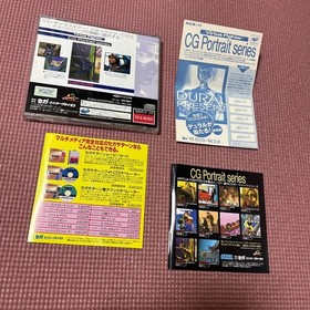 SS Virtua Fighter CG Portrait Series Vol.9 Kage-Maru with postcard Sega Saturn