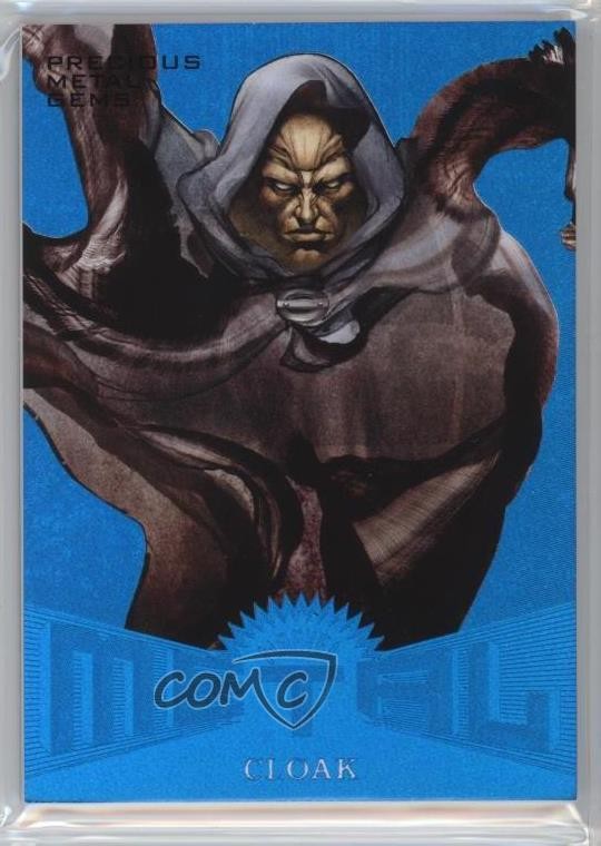 2017 Fleer Ultra Marvel Spider-Man Marvel Metal PMG Blue 39/49 Cloak #MM17 o8i
