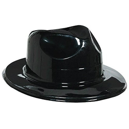 Amscan Fedora Hut Kostüm Party Kopfbedeckung 4,8 x 10,6 cm (250421.10) - Bild 2 von 2