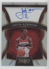 2019-20 Panini Select Rookie Signatures 147/149 Justin Robinson #RS-JRO Auto 0a6