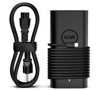 Dell Laptop Charger 65W Watt USB Type C AC Power Adapter for fast charging