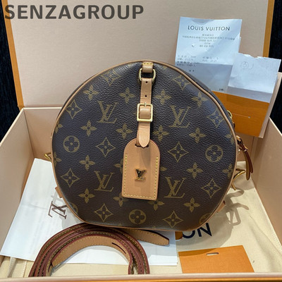 Louis Vuitton Monogram GM Shoulder Crossbody Bag Brown Women Classic D