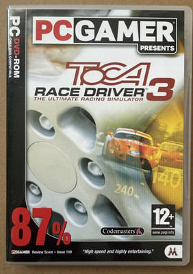 pc TOCA RACE DRIVER 3 Spiele Der ultimative Rennsimulator REGION GRATIS PC DVD-ROM