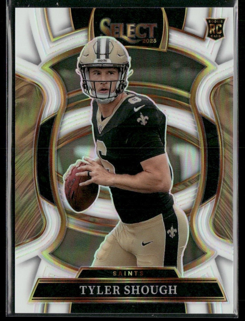 2025 Panini Select #41 Tyler Shough White Prizm #/35