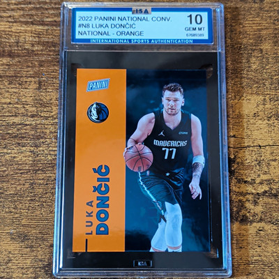 Panini 2022 National Convention National Orange #N8 Luka Dončić ISA 10 139/199