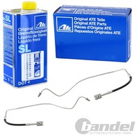 2Xate Bremsschlauch HINTEN+1L ATE SL DOT 4 Passend FüR VW Passat Skoda Suberb 1