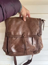 The Sak Ventura Convertible Crossbody Backpack Dark Brown Leather Bag