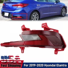 Rear Bumper Reflector Reverse Back Up Light Passenger for 19-20 Hyundai Elantra