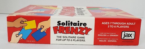 Solitaire Frenzy Fast Family Party Card Board Game JAX - Complete - Picture 4 of 9