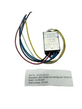 Nissei A200-D90 Power Rectifier Brake Switch, AC200/220V, AC100/110V, AC200-D90