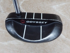 BLACK ODYSSEY WHITE HOT PRO ROSSIE MALLET PUTTER 35" INCHES LONG RIGHT HANDED