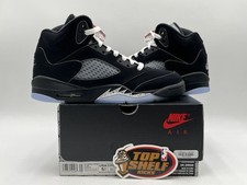 DS New Nike Air Jordan Retro 5 Reimagined Black Metallic 2025 Size 5.5 Authentic