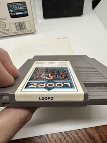 Loopz NES (Nintendo Entertainment System, 1990) Complete CIB Nice!