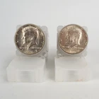 2 1967 Kennedy 40% Silver Half Dollar Rolls. 40 Coins Total