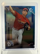 2016 Bowman Chrome Blue Refractor #15, SEUNG-HWAN OH RC /150, St Louis Cardinals