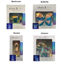 Olivia & Finn Kid's LED Prismatic Iridescent Glow Lamp