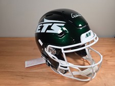 Garrett Wilson Signed New York Jets Full-Size Speedflex Helmet