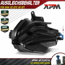 Expansion Tank Coolant Reservoir For BMW X5 E70 X6 E71 With Sensor