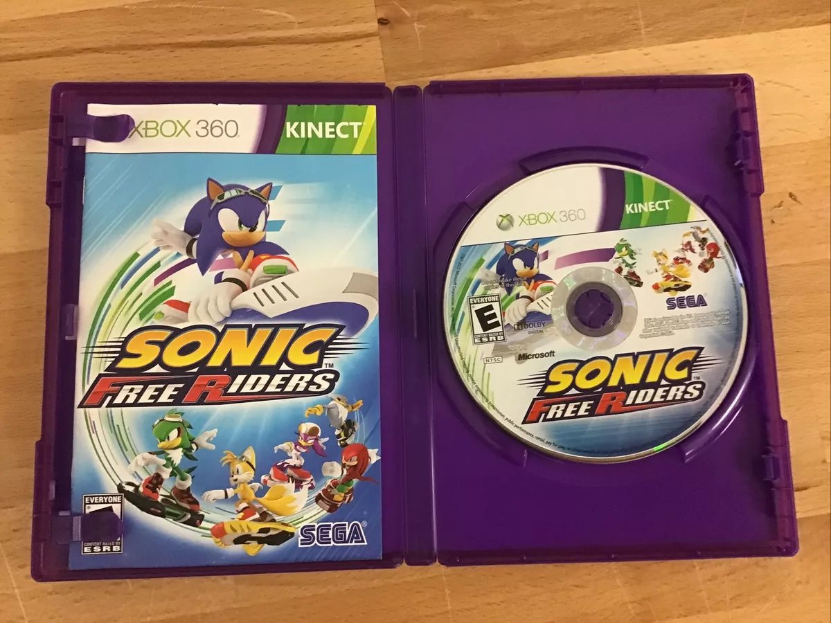 Sonic Free Riders by SEGA FOR KINECT Video Game Microsoft XBOX 360 LOW  PRICE 10086680492