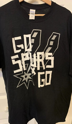 GO Spurs GO Black Kickapoo Lucky Eagle Casino-Hotel T- Shirt Size X-Large