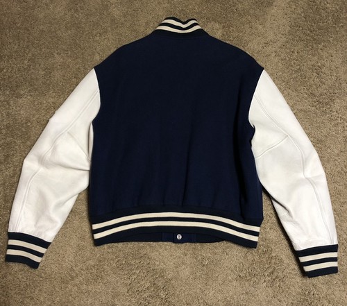 Extremely Rare OG 90s Bapesta Wool / Leather Varsity Jacket Size XL AUTHENTIC - Picture 2 of 12