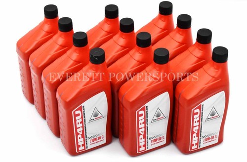 12x Qt HP4RU 10W30 Full Synthetic 4-Stroke Wet Clutch Oil Ester #Z273 - Picture 2 of 5