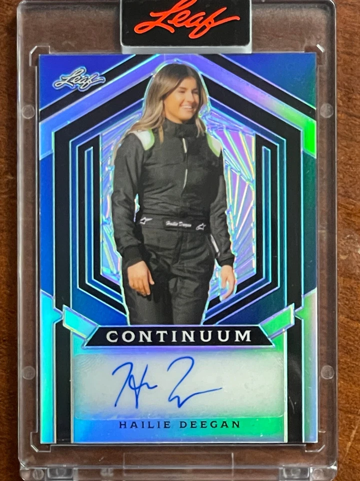 2023 LEAF METAL Continuum Encased HAILIE DEEGAN AUTO # 1 /121 NASCAR Truck 1/1 - Image 2 of 3